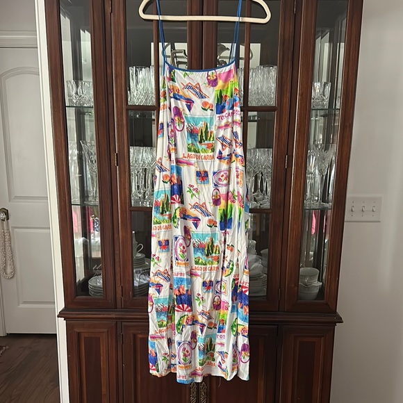 Colorful Printed Women's Dress - Picture 1 of 2